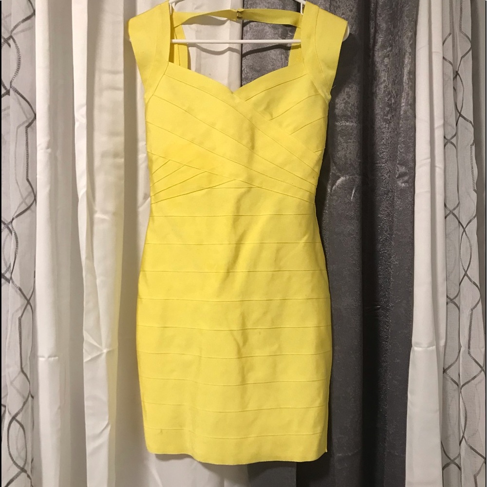 Yellow Bondage Dress! 😍